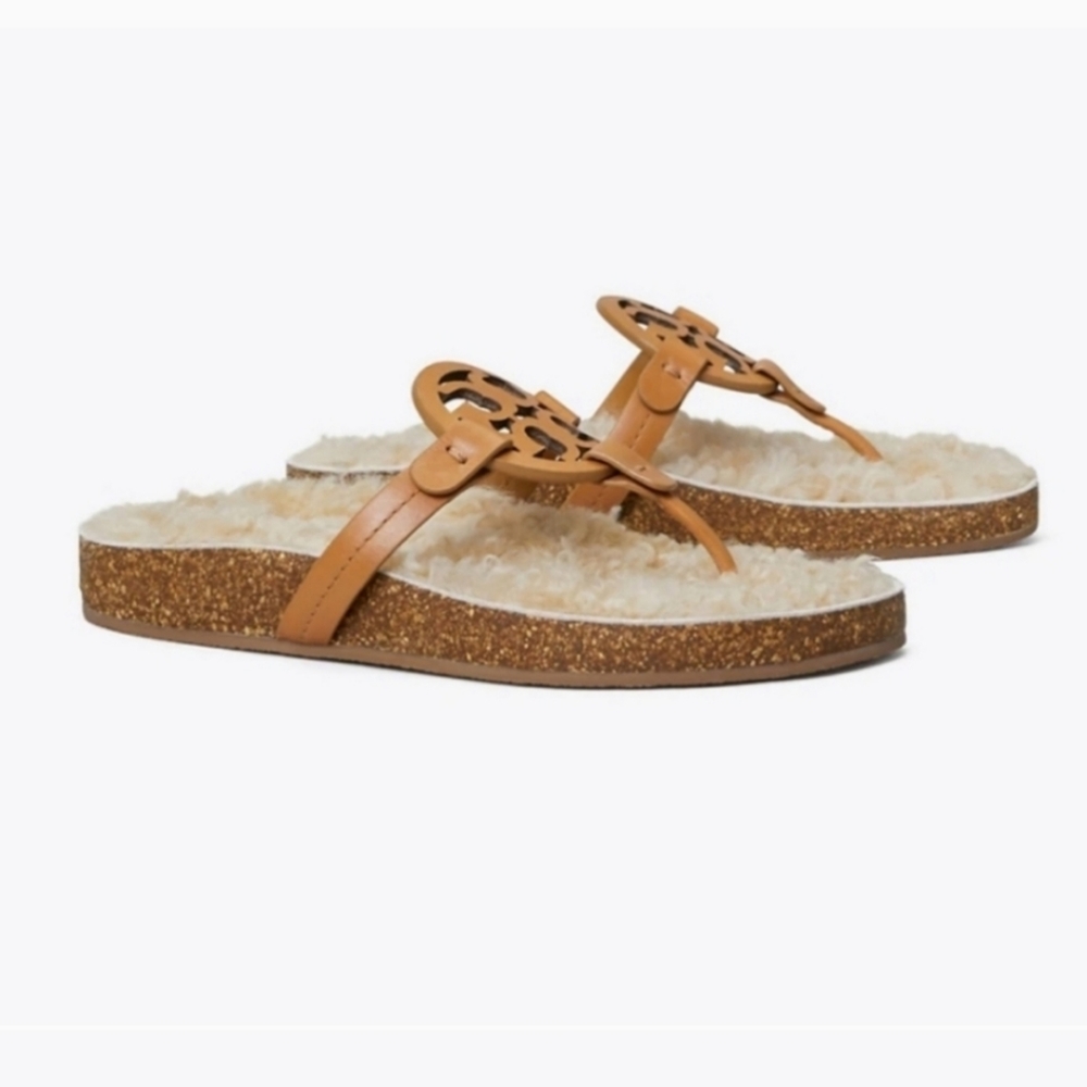 NWT Tory Burch Miller Cloud Shearling - Picture 1 of 5